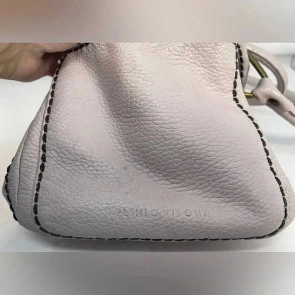 Plinio Visona Italia 1959 Pale Pink Leather handbag - Picture 8 of 16